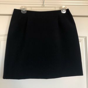 Navy blue mini skirt